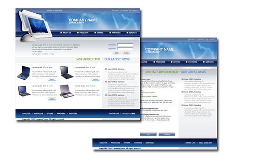 Product picture dewwebdesign : Website Template - Computing